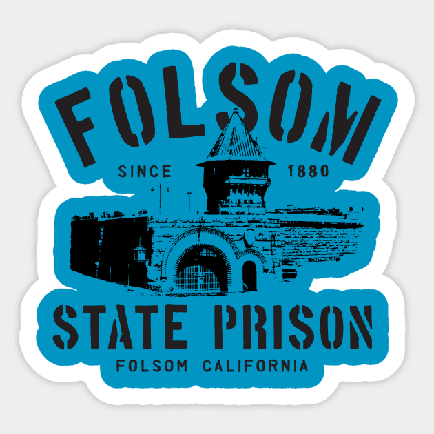 Folsom Prison Sticker by MindsparkCreative